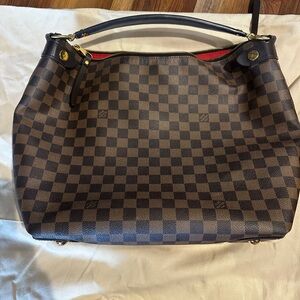 Louis Vuitton Brown Duomo Hobo Bag